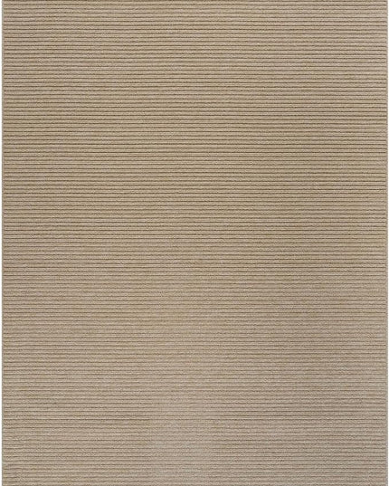 Beverly Rug Non-Slip Modern Rug 8x10 Solid Traditional Rubber Backing Machine Washable Soft Thin Indoor Area Rugs for Living Room Stain Resistant Non Shedding Casual Carpet (8 x 10 Beige)