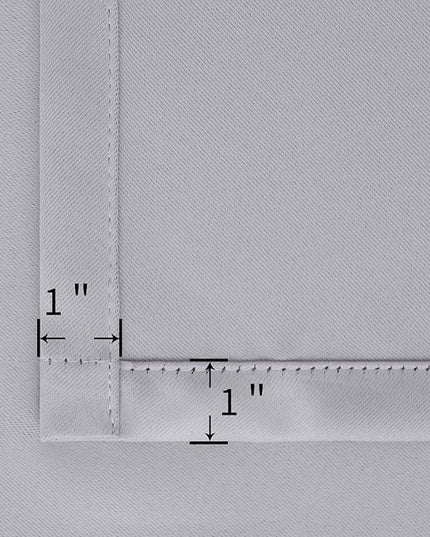 BGment Rod Pocket and Back Tab Blackout Curtains for Bedroom - Thermal Insulated Room Darkening Curtains for Living Room, 2 Window Curtain Panels (52 x 63 Inch, Light Grey)