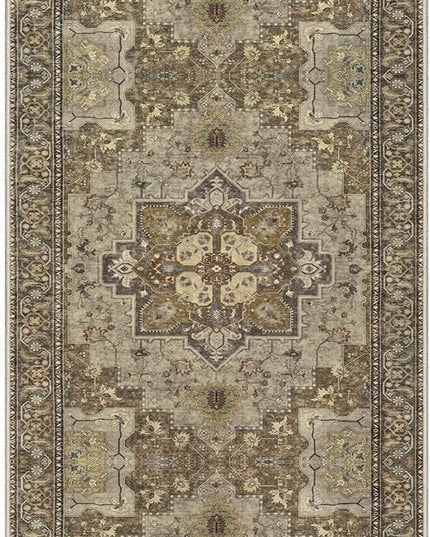 Ciicool Washable Runners Area Rug for Hallways, Ultra Soft 2'6 "x8' ft Boho Print Non-Slip Vintage Oriental Medallion Long Carpet for Kitchen Bedroom Laundry Bathroom