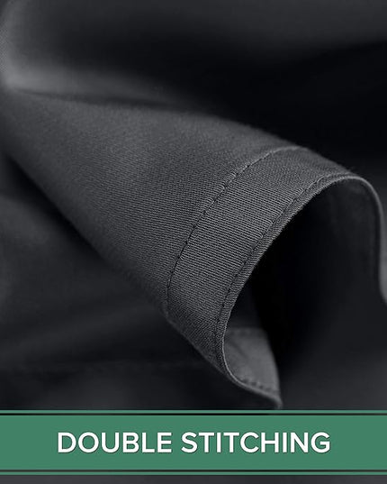 Pure Bamboo King Sheets, Genuine 100% Organic Viscose Derived from Bamboo Bed Sheet Set, Luxuriously Soft & Cooling, Double Stitching, 2 Year Quality Promise (King, Charcoal)