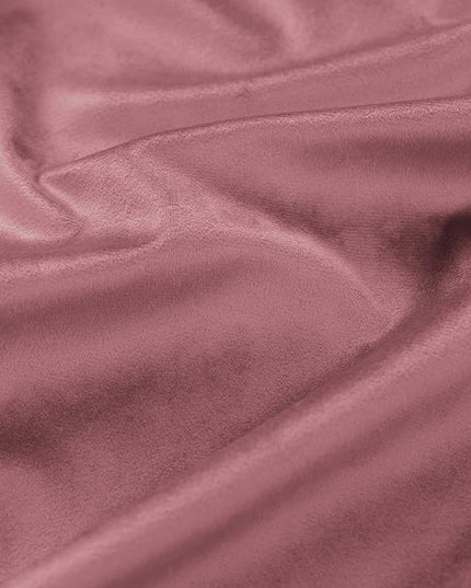 KOUFALL Vintage French Country Curtains for Bedroom Nursery,Pretty Mauve Pink Velvet Blackout Coquette Elegant Curtains for Living Room Feminine Women Girls Room 84 Inches Long 2 Panels Dusty Rose