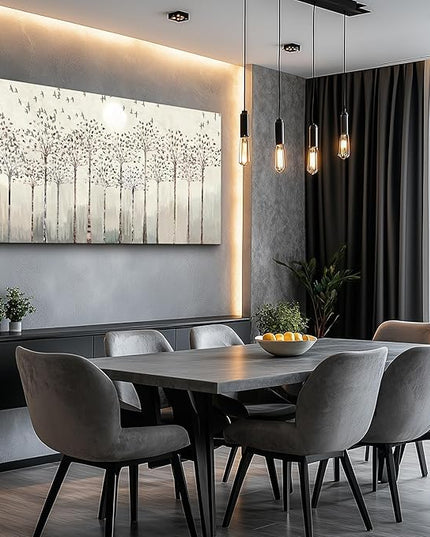 hyidecorart Large Canvas Wall Art For Living Room Decorations For Office Hotel Bedroom Wall Decor Trees And Birds Abstract Wall Paintings Canvas Prints Artworks Pictures Modern Home Decoration