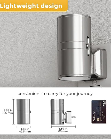 L LOHAS LED Night Light, Automatic Night Lights Plug into Wall, 2 Pack Nightlights With Light Sensor, 3000K Soft White 0-100LM Dimmable Modern Nightlight for Kids Bedroom Hallway