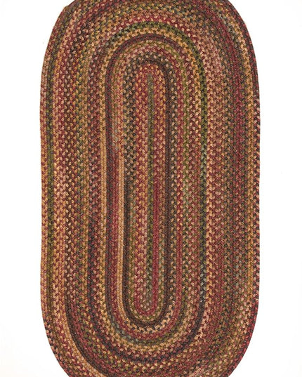 Capel American Heritage Woodstone 2'0"4'0" Oval Braided Rug