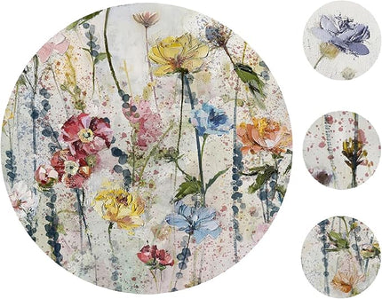 Wall Art Watercolor Wildflowers Canvas Wall Decor for Living Room Bedroom Bathroom Kitchen Office Bar Dining Room Ready to Hang Framed 30x58inch