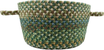 American Heritage Sage 0' 16" Basket Braided Rug