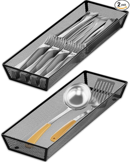 JANE EYRE kitchen drawer organizer - silverware utensil organizer for kitchen drawer,silverware tray in drawer