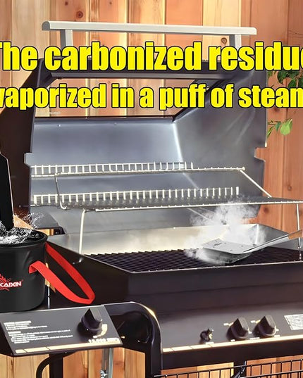 BBQ Replaceable Scraper Cleaning Head, Durable for Cast Iron or Stainless-Steel Grates, Barbecue Cleaner (Only Replaceable Cleaning Head No Grill Brush)