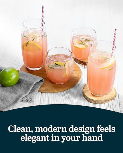 Libbey Samba 16-piece Drinkware Glass Set