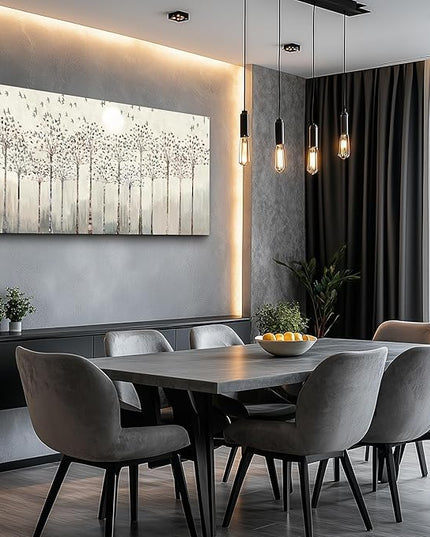 Canvas Wall Art for Living Room Trees and Birds Abstract Paintings kitchen Wall Decor Office Canvas Prints Artworks Pictures Wall Decorations for Bedroom,Large size Fashion Modern Home Decoration