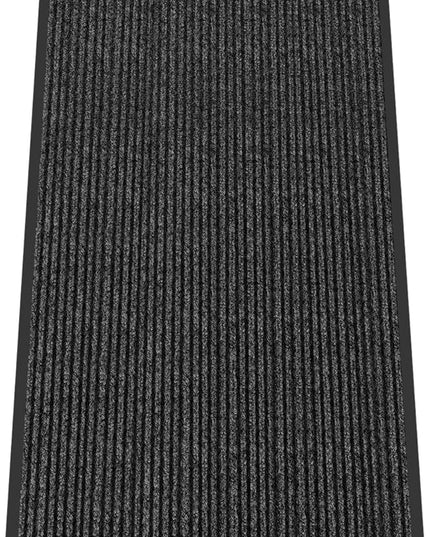 Kuyal Front Door Mat, 2'x4' Indoor Outdoor Entrance Mat, Commercial Floor Mats Inside Outside Entrance, Heavy Duty Durable Welcome, Rubber Backing Non Slip Outdoor Mats for Entryway,Black