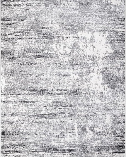 Keen Home Design Area Rugs - Non-Shedding, Thick Pile Abstract Rugs for Kitchen, Living Room, Bedroom, Dining Room, Entryway (Abstract Cream/Grey, 5'3'' x 7'7'')