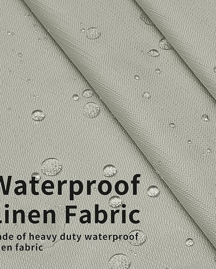 Easy-Going Linen Look Blackout Curtain Grommet Window Curtain Drapes for Bedroom, Living Room Thermal Insulated Room Darkening (2 Panels, 52x84 inch, Stone)