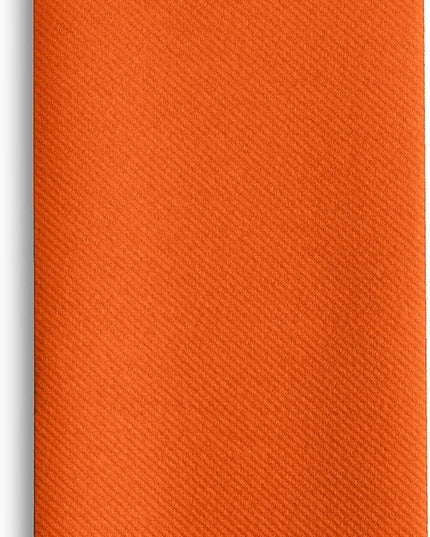 Linen-Feel Orange Paper Napkins - Decortive Cloth-Like Disposable Dinner Napkins - Soft And Absorbent Napkins for Thanksgiving, Party, Wedding, Bathroom Or Any Occasion. (Pack of 100)