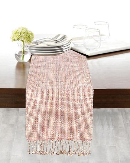 Urban Villa TableRunner Flamingo Print 100% Cotton Twill Weave Fused Table Runner 14''x72'' Over Sized Multi Color TableRunner Heavier Quality Table Runner