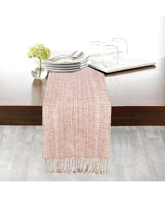 Urban Villa TableRunner Flamingo Print 100% Cotton Twill Weave Fused Table Runner 14''x72'' Over Sized Multi Color TableRunner Heavier Quality Table Runner