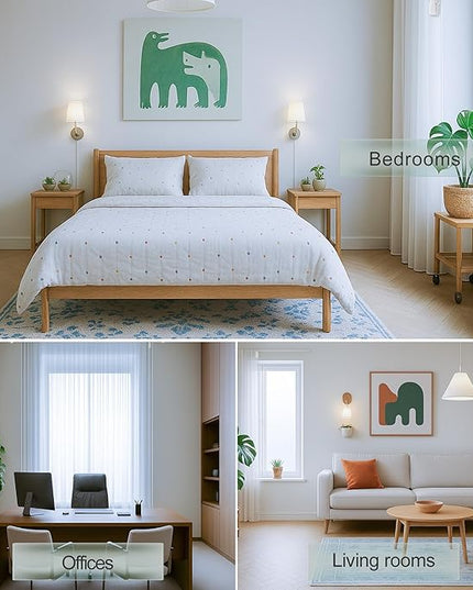 Automatic Curtain Opener Electric: Smart Remote Control Closer｜Long-Lasting Battery/Type-C｜No Drill for 8-40mm Roman Rods/T-Tracks & U-Rails｜Quiet Motor Robot for Bedroom/living room
