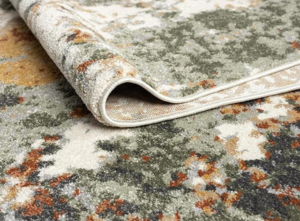 Keen Home Design Area Rugs - 9x12 Non-Shedding, Abstract Rugs for Kitchen, Living Room, Bedroom, Dining Room, Entryway - Size: 9'2" x 11'11", Multi