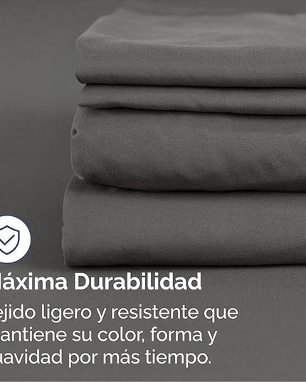 Cal King Size 4 Piece Sheet Set - Comfy Breathable & Cooling Bed Sheets Set - Hotel Luxury Bedding for Women, Men, Kids, Teens, Boys & Girls - Deep Pockets, Soft, Wrinkle Free - Oeko-Tex - Charcoal