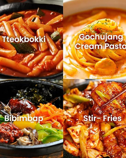 O’Food Gochujang – Korean Red Chili Paste [Mild | 2.2 lb (1kg) ] Spicy & Sweet Savory Fermented Sauce | Gluten-Free | No Corn Syrup | Great for Bibimbap, Marinades, Stews & BBQ