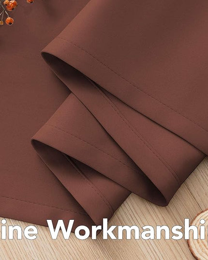H.VERSAILTEX Blackout Curtains for Bedroom Thermal Insulated Room Darkening Living Room Curtains 63 Inch Long Grommet Privacy Protection Window Curtain Panels/Drapes for Nursery, 2 Panels, Rust