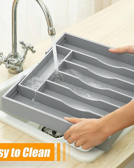 Kitchen Silverware Drawer Organizer and Storage Best Grandpa Grandfather Elder Men Father Day Grandparents Great Papaw Peepaw Grampy Pawpaw Granddad Happy Birthday Christmas Xmas Unique Cool Gifts