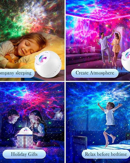 Star Projector Galaxy Light Projector ,15 Colors Star Lights for Ceiling Projector, 15 White Noises Galaxy Projector for Bedroom, Bluetooth+Remote+Timer Stars for Ceiling Projector Lights for Bedroom