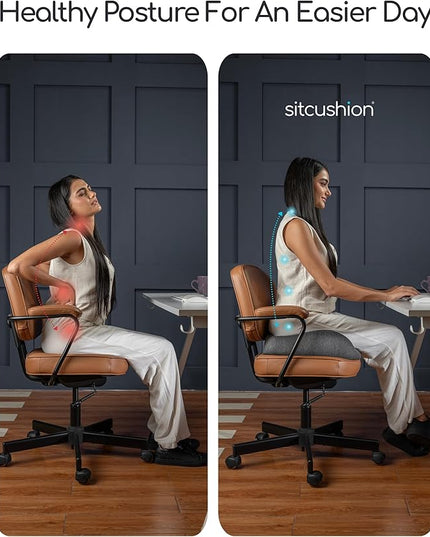 X Large Seat Cushions for Office Chairs, Car & Truck. Ergonomic Gaming Chair Seat Cushion and Sciatica Pain Relief Pillow for Back Pain. Orthopedic Coccyx Cushion for Tailbone Pain Relief (Green)