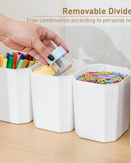 Citylife 17 QT Plastic Storage Bins Clear Storage Box with Lids Multipurpose Stackable Storage Containers for Organizing Tool, Craft, Crayon, 2 Packs