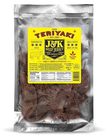 J&K Beef Jerky - Teriyaki Flavor 7oz