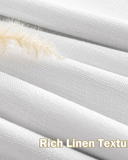 MYSKY HOME White Blackout Curtains 108 inches Long Pinch Pleated Curtains for Living Room Bedroom 100% Room Darkening Black Out Window Drapes with Hooks Back Tab, 40" Wide per Panel, 2 Pieces