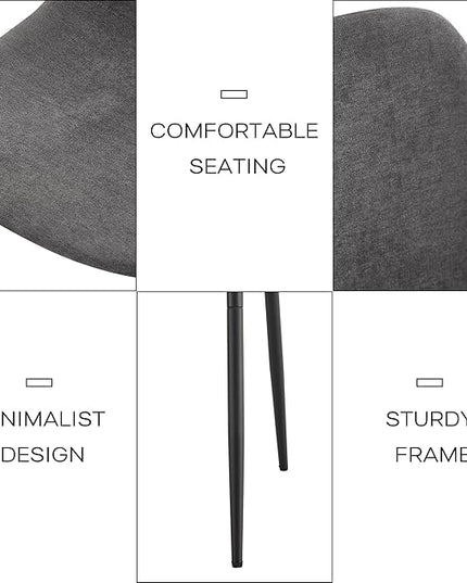 7 Piece Dining Table Set for 6,Modern 71'' Rectangle Wood Dining Table and Fabric Dining Chairs 6,Kitchen Table and Chairs for 6,Ideal for Kitchen Dining Room