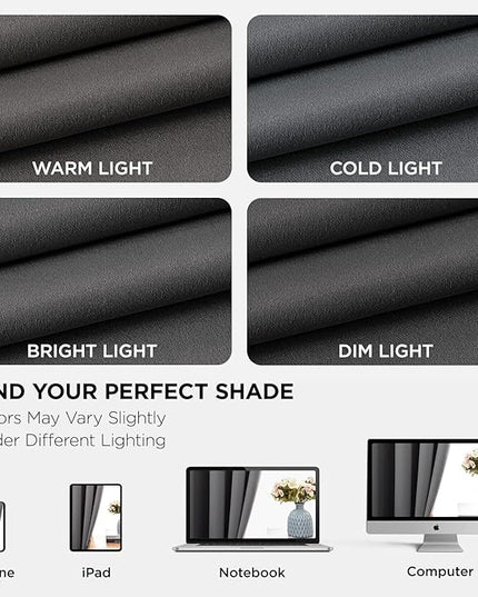 Joydeco Blackout Curtains 63 Inch Length 2 Panels Set, Thermal Insulated Long Drapes 2 Burg, Room Darkening Grommet Drapes for Living Room Bedroom Window