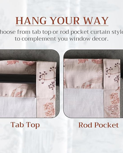 Maison d' Hermine Curtains for Living Room 100% Cotton 108 inch Length Two Panels Light Filtering Curtains for Bedroom Windows with Rod and Loop Pockets Drapes (Equinoxe Beige, 50" W x 108" L)