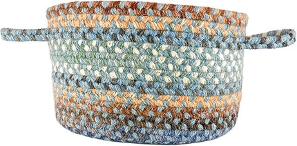 Capel American Heritage Legacy Blue 0' 12" Basket Braided Rug