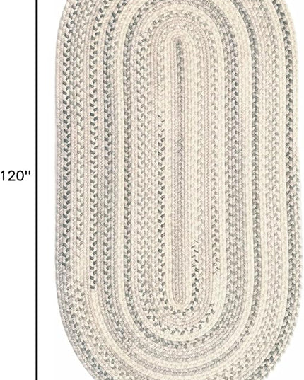 Capel American Heritage Shadow 8' 0" X 10' 0" Oval Braided Rug