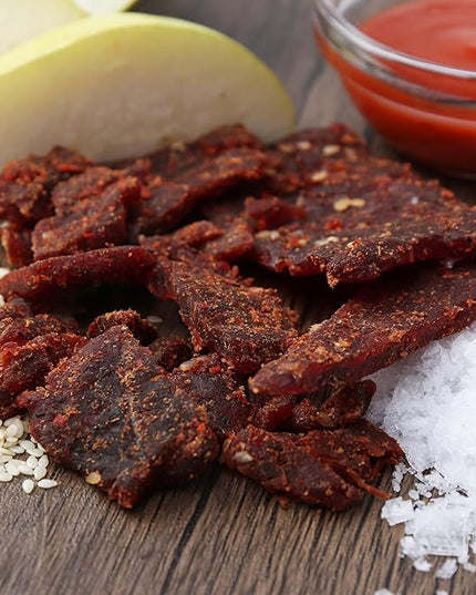 Field Trip Grass Fed Beef Jerky, Healthy Gluten Free Snacks, All Natural, Paleo-Friendly Beef Jerky, High Protein, Low Carb Snack with No Nitrates, 1oz Bag, 12 Pack, Gochujang Korean BBQ