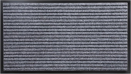 Yimobra Front Door Mat Outdoor Indoor Entrance, 100% Waterproof All-Season All Weather Doormat, Welcome Matt Outside Entry, Non Slip, Low Profile, Heavy Duty Patio Porch Floor Mat,29.5x17, Gray White