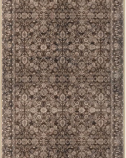 2x5 Washable Rug Rust Reddish Brown Small Area Rug for Entryway, Soft Non-Slip Indoor Door Mat Distressed Floral Low-Pile Kitchen Rugs, Neutral Vintage Carpet for Entrance Bedside Farmhouse