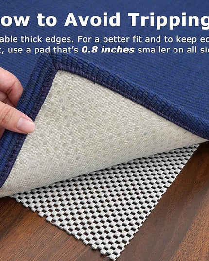 KOZYFLY Washable Runner Rug 3x12 ft Hallway Kitchen Runner Rugs with Rubber Backing Bobo Non Slip Entryway Runner Indoor, Long Carpet Runners for Hall Kitchen Entryway, Royal Blue