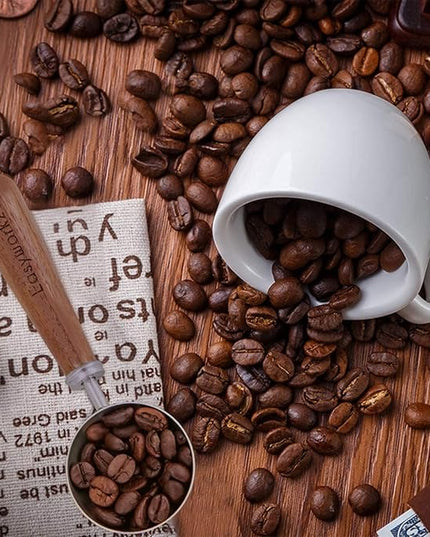 Easyworkz Retro Stainless Steel Coffee Spoon With Black Walnut Handle,10g - Measuring Spoon