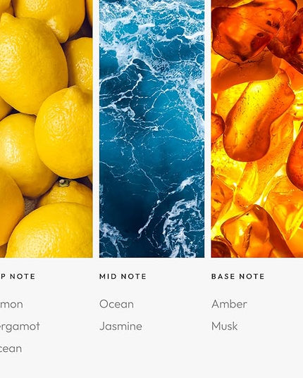 Aroma360 - Escapade Fragrance Oil Scent - Luxury Aromatherapy Scent Diffuser Oil - Hints of Lemon, Ocean, Bergamot, & Fragrant Jasmine - for Essential Oil Diffusers - for Home & Office - 50ML