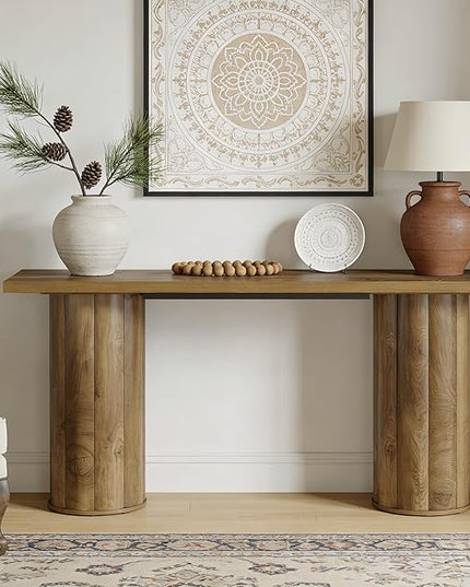 Tribesigns 70.86 Inch Long Sofa Console Table, Wooden Rectangular Entryway Table for Living Room, Entrance, Hallway, Foyer