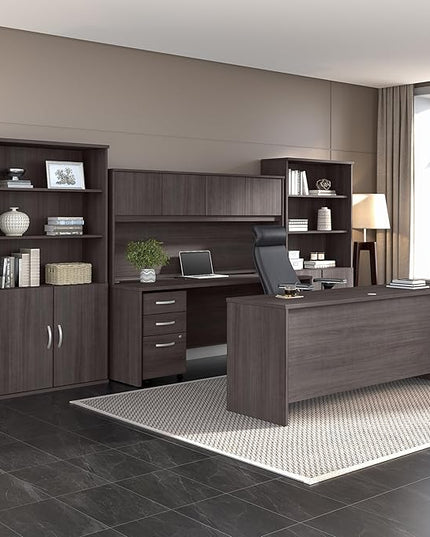 Bush Business Furniture Studio C 66W x 30D Office Desk in Storm Gray