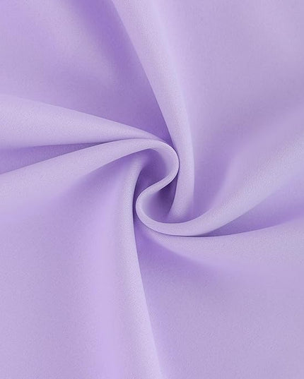 DONREN Lavender Purple Pinch Pleated Blackout Curtains with Hooks - 120 inch Length Room Darkening Thermal Insulated Window Curtain Panels Ceiling to Floor for Living Room 2 Panel 40" Wx120 L