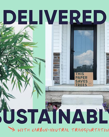 Bamboo Toilet Paper, Paper Towels, and Tissues - Compact Bundle Box for Eco-Friendly Households - 12 rolls bamboo toilet paper, 3 rolls bamboo paper towels, and 2 boxes bamboo facial tissues