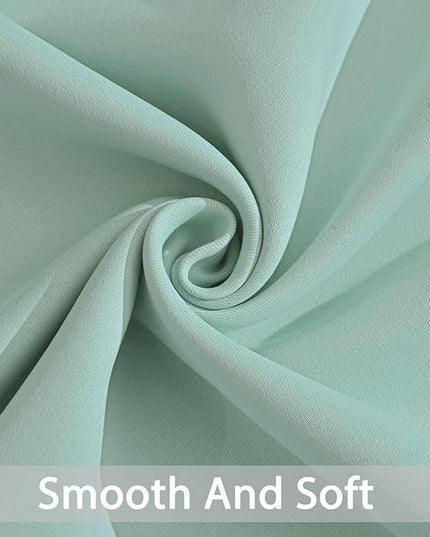 Yakamok Extra Wide Blackout Curtain for Sliding Glass Door, Grommet Thermal Insulated Room Divider Curtain 100W x 84L inch, Room Darkening Patio Curtain,8.3ft Wide x 7ft Tall, 1 Panel,Aqua