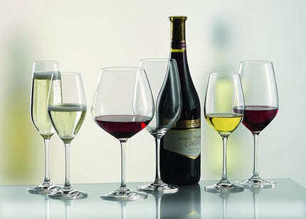Schott Zwiesel Tritan Crystal Glass Forte Stemware Collection Claret Goblet Red Wine Glass, 21.1-Ounce, Set of 6