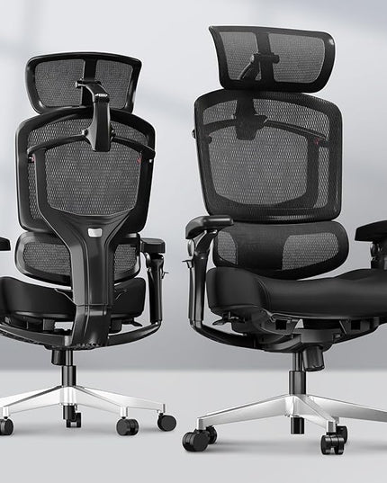 FLEXISPOT ErgoX-PRO Ergonomic Office Chair Black – Cloudtech Cushion, 5D Lumbar, 7D Armrests, 4D Headrest, 551LBS Capacity – Office, Gaming, Home