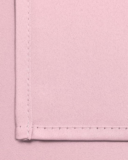 Yakamok Light Blocking Window Blackout Curtains Thermal Insulated Room Darkening Drapes for Bedroom,Solid Grommet Top Window Panels, 62x84 Inch, Pink, One Pair
